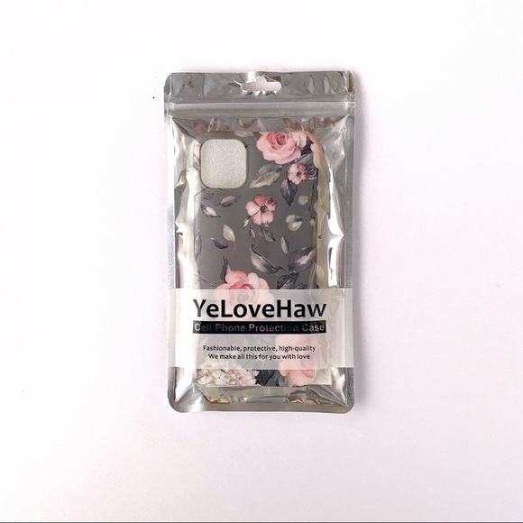 NWT iPhone 11 Pro Max Phone Case gray pink flowers - Picture 5 of 5